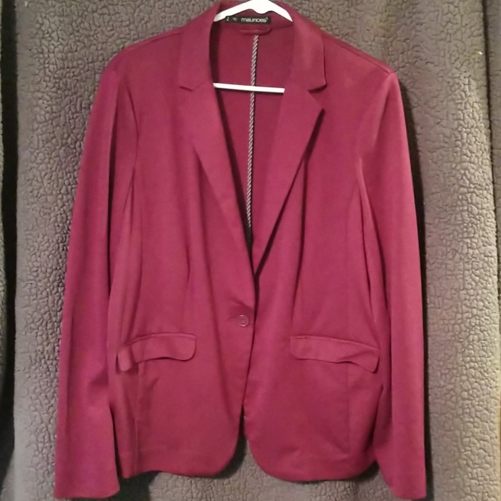 Maurice's Burgundy Blazer